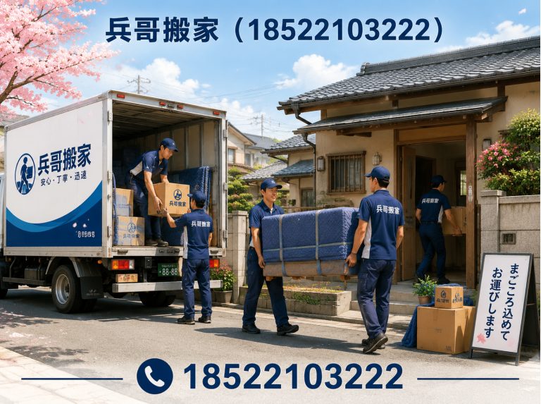 宝坻区日式搬家展示图
